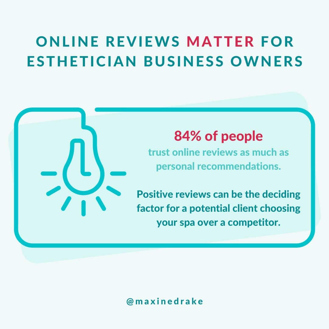 infographic: 84% of people trust online reviews as much as personal recommendations
